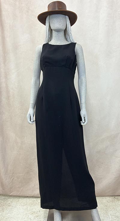 Vintage Little Black Dress with tedious hoarding / decluttering backstory  *ONLY ONE AVAILABLE size 9*