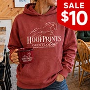 HoofPrints Guest Lodge Hoodie *DISCONTINUED LIMITED AVAILABILITY*