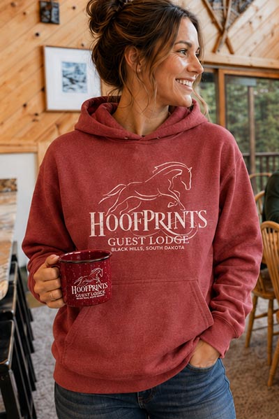 HoofPrints Guest Lodge Hoodie *DISCONTINUED LIMITED AVAILABILITY*