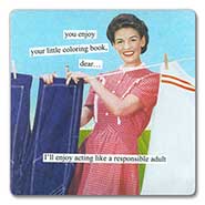 Enjoy Your Lttle Coloring Book Sarcastic Magnet *DISCONTINUED ITEM - LAST ONE!*