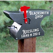 Anvil Shaped Mailbox