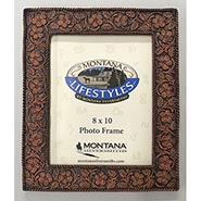 Faux Tooled Leather 8x10 Frame *DISCONTINUED ONLY ONE AVAILABLE*