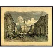 La Puerta Del Sol  Madrid Spain Ceramic Tile with Donkeys *ONLY 1 AVAILABLE*