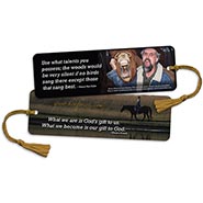 Use Your Talents Bookmark with Gold Tassel *DISCONTINUED ITEM LIMITED QTY AVAILABLE*