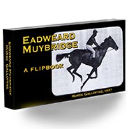 Galloping Horse Flipbook featuring Eadweard Muybridge's famous movie images