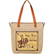 Outlaw Woman Canvas Market Tote