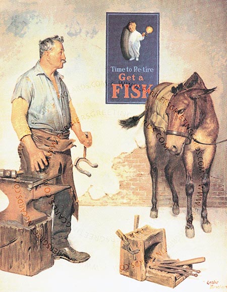 Time to Retire Farrier & Mule Print *OUT OF PRINT & SUPER SCARCE - ONLY 3 AVAILABLE*