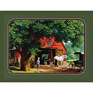 Horse & Buggy Days - Matted *DISCONTINUED ITEM LAST ONE!*