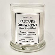 Pasture Ornament Scented Candle in Heavy Cocktail Glass