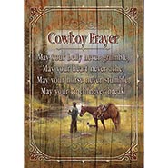 Cowboy Prayer Wood Sign *ONLY ONE AVAILABLE*