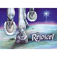 Rejoice! Shod Hooves Post Card - Package of 20 *$1.00 - LIMITED QUANTITY AVAILABLE*