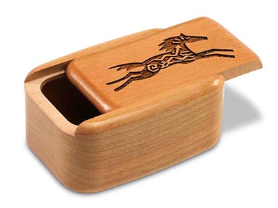 Laser Engraved Wood Secret Keepsake or Jewelry Box