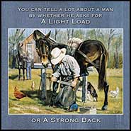 A Strong Back - Ready to Hang Wood Plaque *SOLD OUT*