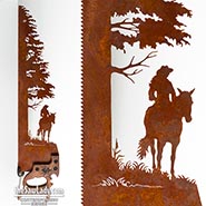 Cowgirl Saw Sculpture
