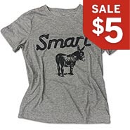Smart Ass Charcoal Heather Grey T-Shirt *DISCONTINUED SIZE 2X ONLY*