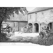Sutton Farm Sunday - Dalmatians Print by Mike Sibley *ONLY ONE AVAILABLE*