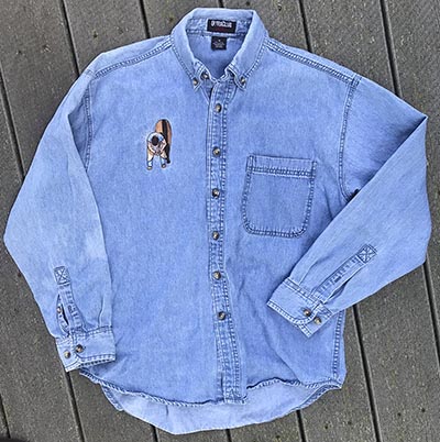 Hot Fitting Farrier Longsleeve Denim Shirt *ONLY ONE AVAILABLE SIZE MEDIUM*
