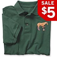 Modern Farrier Embroidered Golf Shirt *FLAWED* *ONLY ONE AVAILABLE SIZE LARGE*