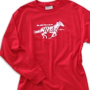 Oh What Fun it is to RIDE Red Longsleeve T-shirt *DISCONTINUED ITEM - supply is limited*