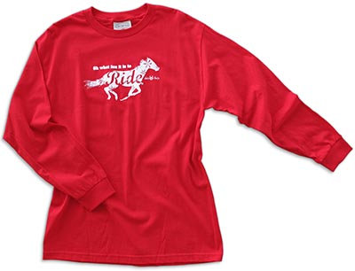 Oh What Fun it is to RIDE Red Longsleeve T-shirt *SOLD OUT*
