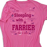 Sleeping with a Farrier Night shirt