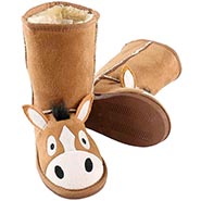 Kids Horse Slipper Boots