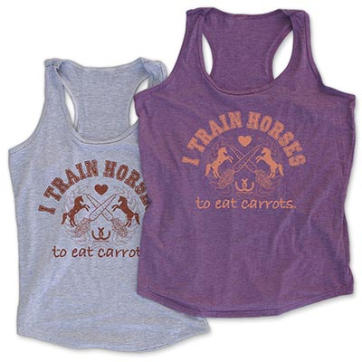 I Train Horses to Eat Carrots Tank Top *DISCONTINUED - LIMITED QTY AVAILABLE*