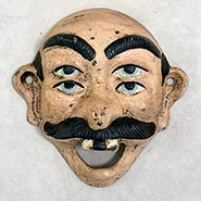 Creepy 4 Eyed Man Cast Iron Bottle Opener *ONLY ONE AVAILABLE*