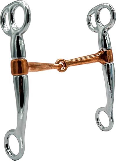 Tom Thumb Copper Snaffle Mouthpiece 5