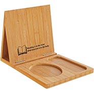 Fold Up Solid Wood Book Rest with Cup Holder *ONLY ONE AVAILABLE*