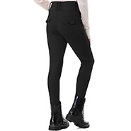 Kids Fleeced Lined Black Breeches with silicone knee grip *ONLY ONE PAIR AVAILABLE SIZE YOUTH XL*