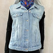 Light Blue Denim Vest *ONLY 1 AVAILABLE*