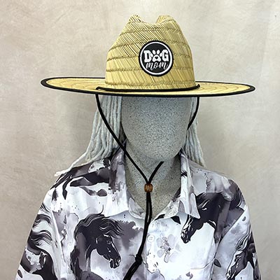 Dog Mom Wide Brim Straw Sun Hat *ONLY 1 AVAILABLE*