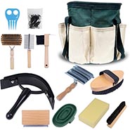 Horse Care Grooming Kit with Canvas Tote - 13 Piece *ONLY ONE AVAILABLE*