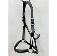 Black Padded Leather Halter Horse Size Full *ONLY ONE AVAILABLE*