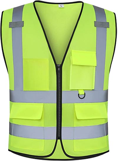 High Vis Yellow Reflective Safety Vest *LAST ONE size Medium*