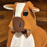 Adult Horse or Cow Costume Onesie HALF PRICE *ONLY ONE AVAILABLE Size Medium*