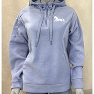 Lavender Quarter Zip Fleece Hood HALF PRICE *ONLY ONE AVAILABLE size Medium*