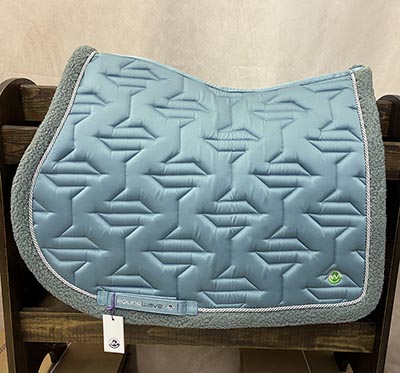 Equinewave Slate Blue Quilted English Saddle Pad *ONLY ONE AVAILABLE*