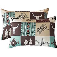Aztec Western Pillow Cases Standard size 20x26 *ONLY ONE PAIR AVAILABLE*