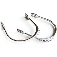 English Humane Bumper Spurs *ONLY ONE PAIR AVAILABLE*