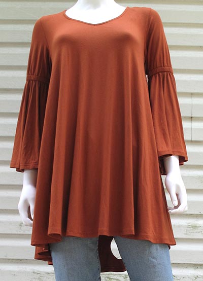 Venus Brand Rust Knit Top *ONLY ONE AVAILABLE - SIZE M*