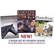 Sharon Wilsie Horse Communication 3 Book Set *NEW!*