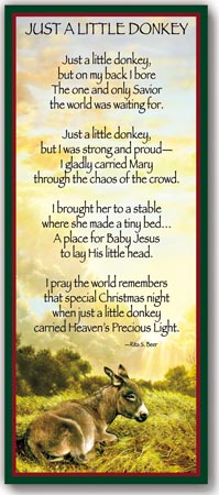 Little Donkey Card